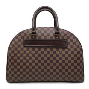 LOUIS VUITTON Damier Ebene Brown Nolita Handbag